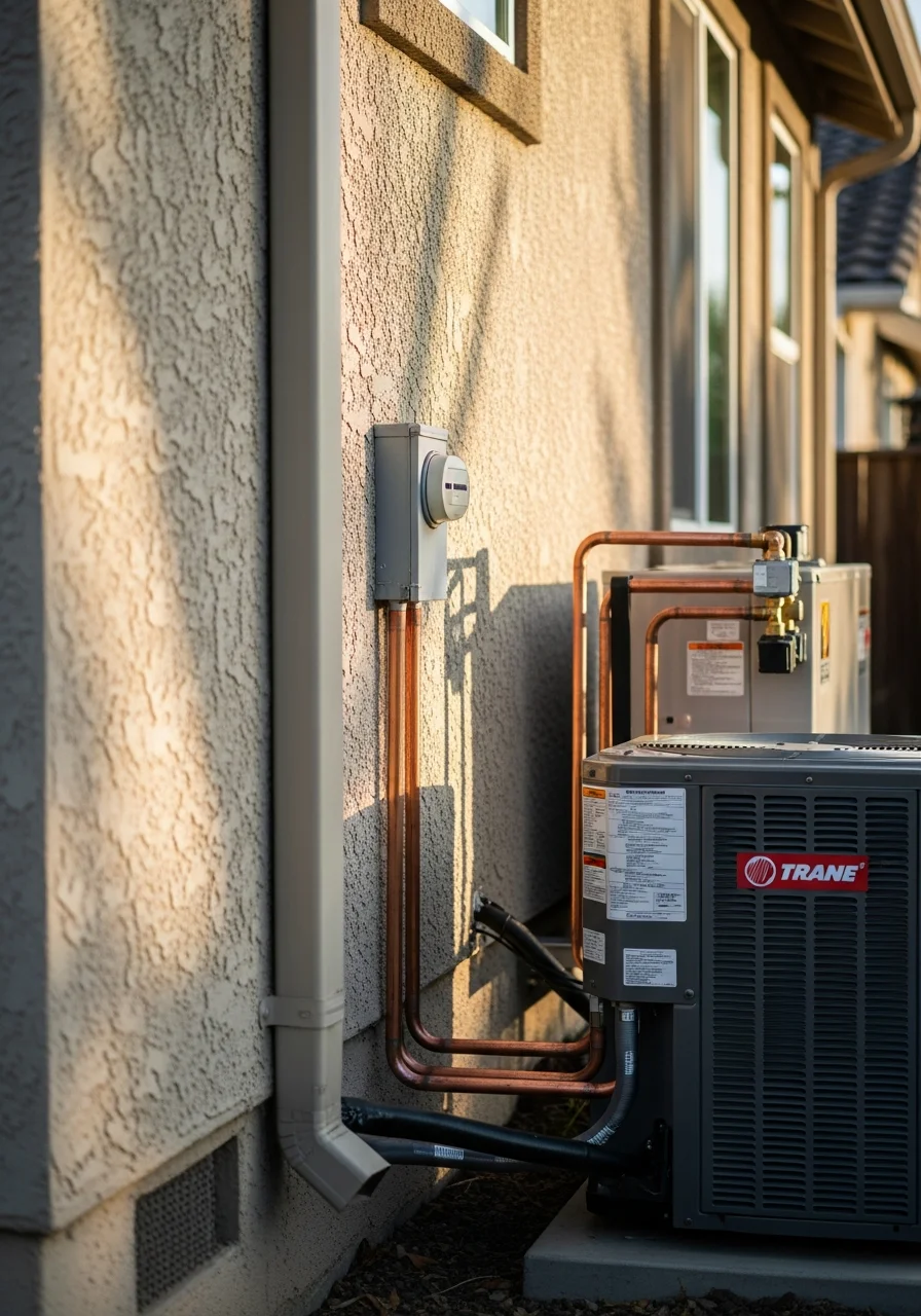 Close-up of professional work on a Rancho Cordova residential property exterior.